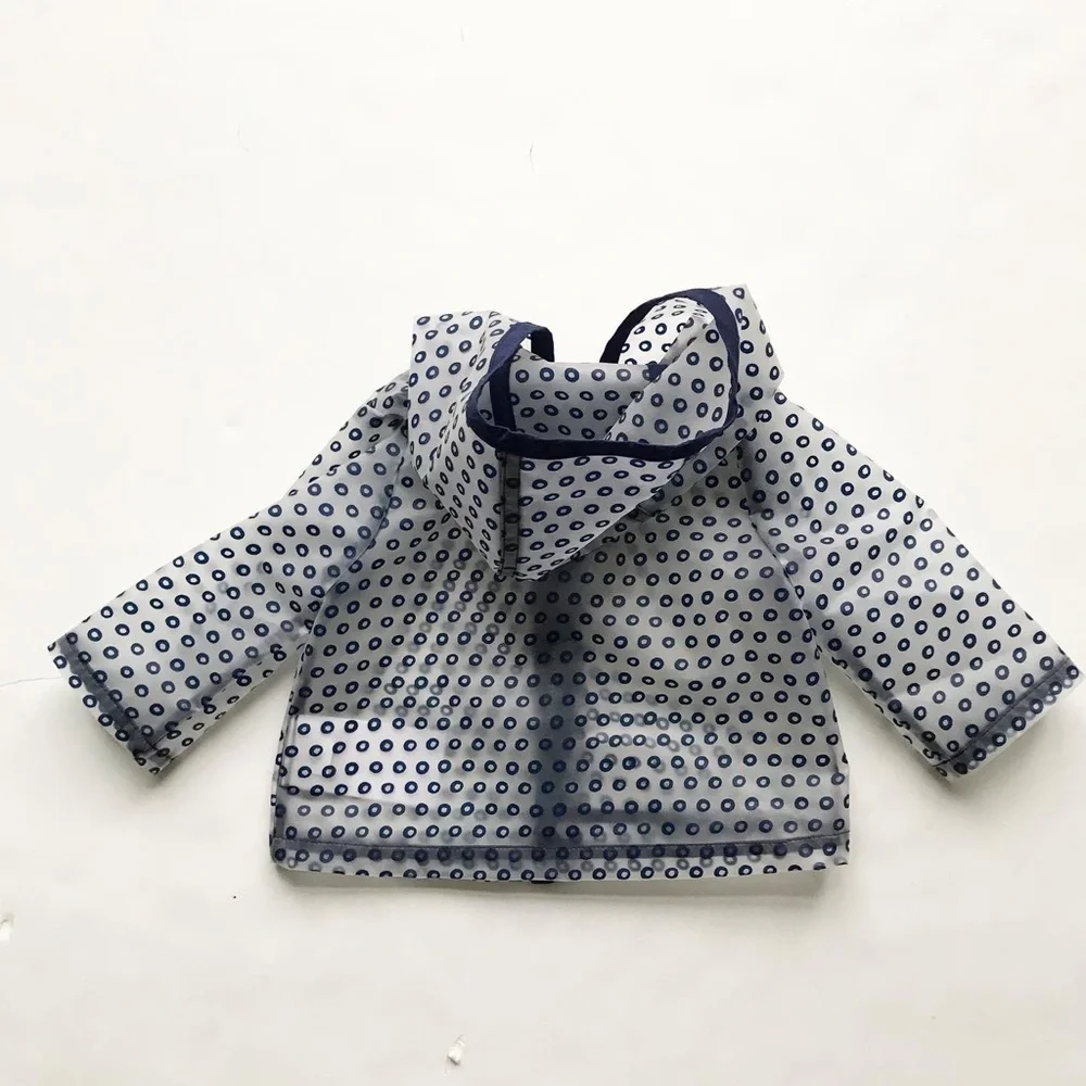 Babygap navy transparent hooded rain jacket EUC 3-6 months